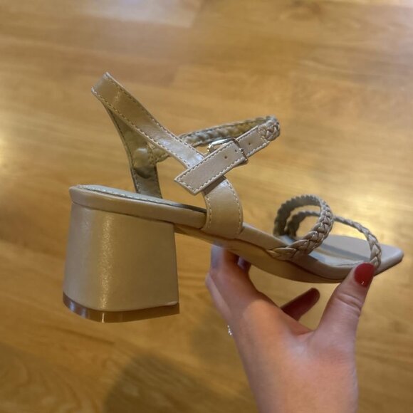 Women's Heeled Sandals 1.97 inch Low Chunky Block Heels Square Open Toe w Strap - Picture 4 of 4